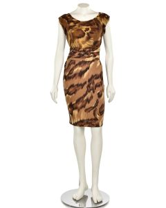 Diane Von Furstenberg Jamila Animal Print Dress