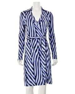 Diane Von Furstenberg New Jeanne Two Silk Jersey Wrap Dress
