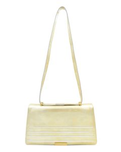 Escada Gold Patent Leather Handbag