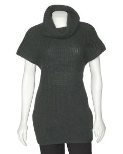 Theory Chunky Knit Short Sleeve Cowl Neck Sweater