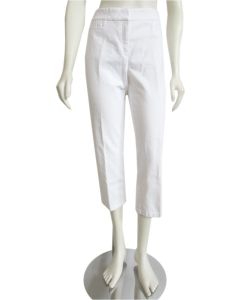 Lafayette 148 New York Cropped White Jeans