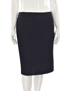 St. John Collection Black Pleated Skirt