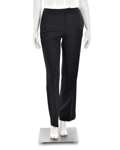 St. John Couture Black Polyester Bootcut Trouser