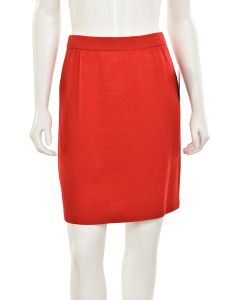 St. John Pencil Skirt in Classic Red