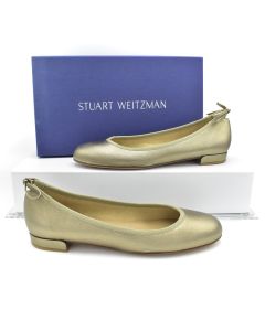 Stuart Weitzman Ballet Flats in Ale Washed Nappa