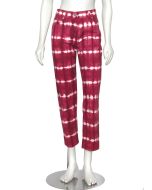 Michael Kors Collection Cranberry Tie Dyed Cotton Pants