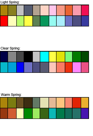 12 Season Personal Color Analysis, Indigo Tones